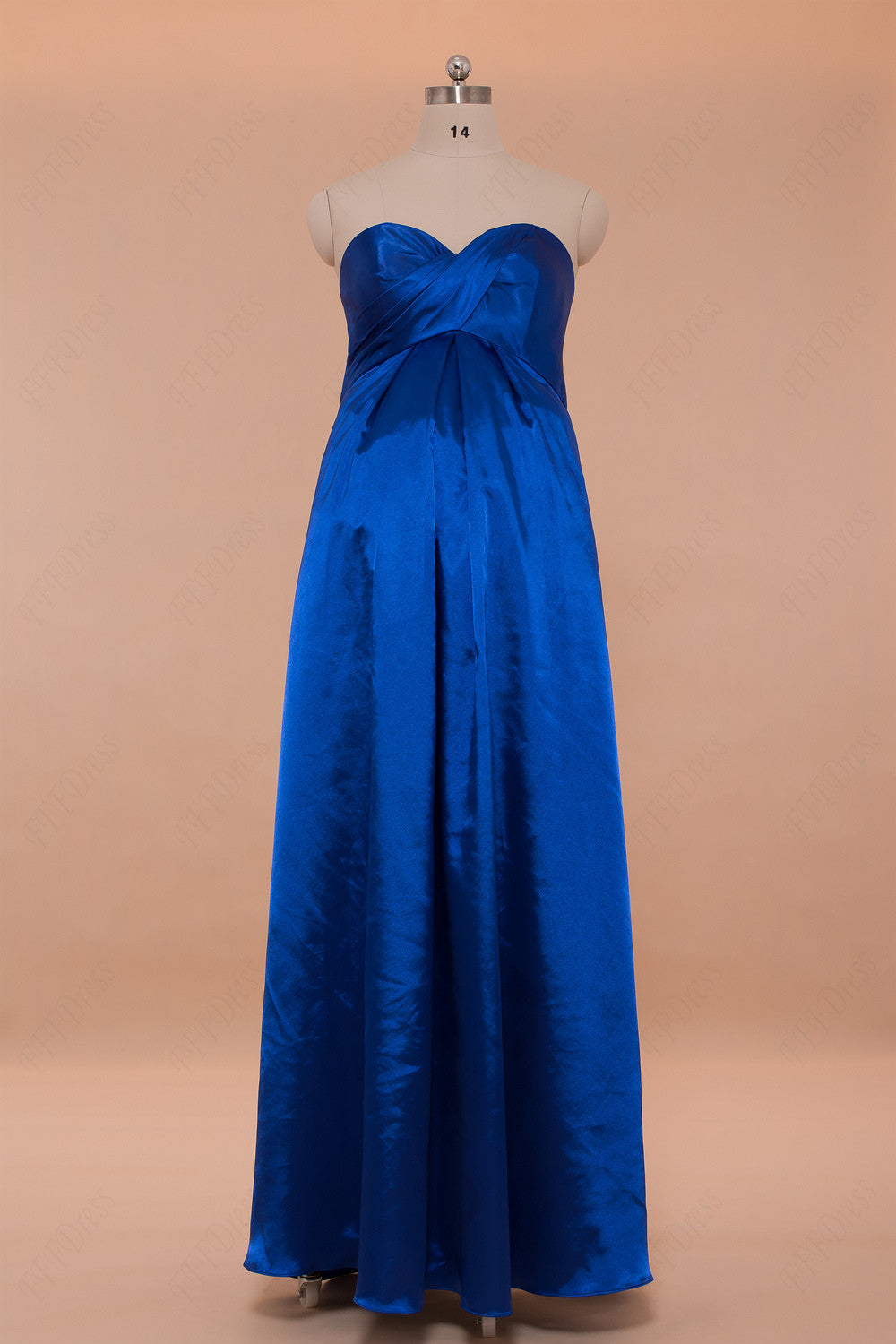 Royal blue Maternity Bridesmaid Dresses for pregnant