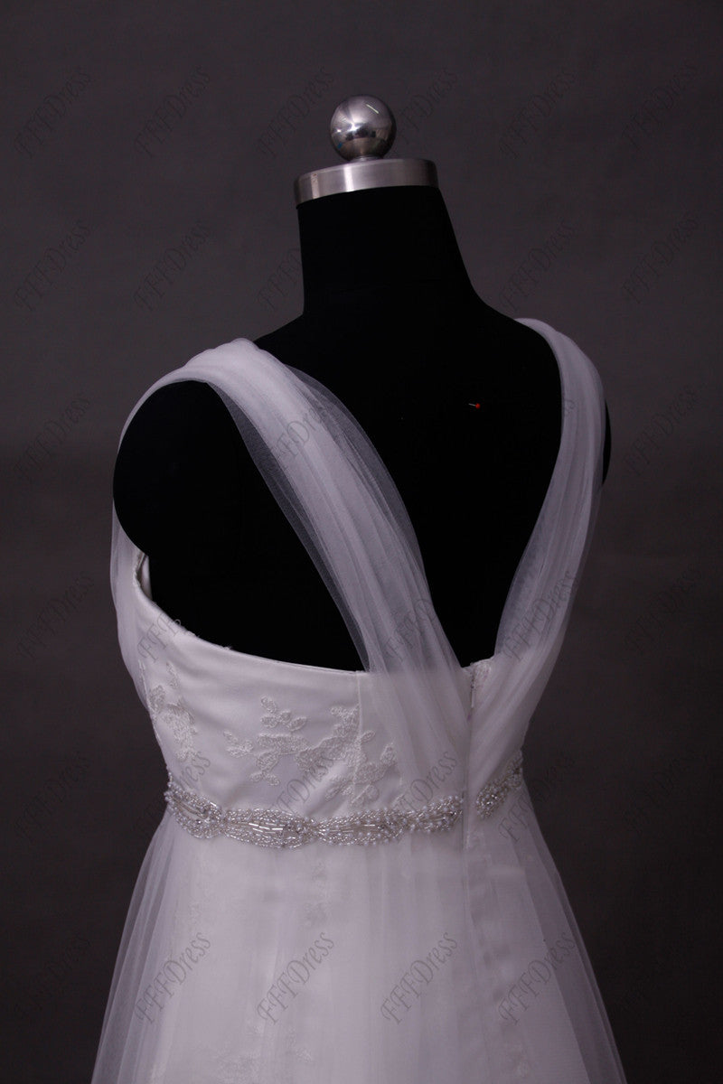 Beaded mermaid wedding dresses with straps