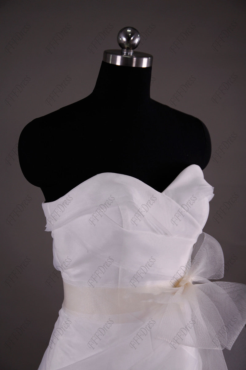 Sweetheart Mermaid wedding dress with sash
