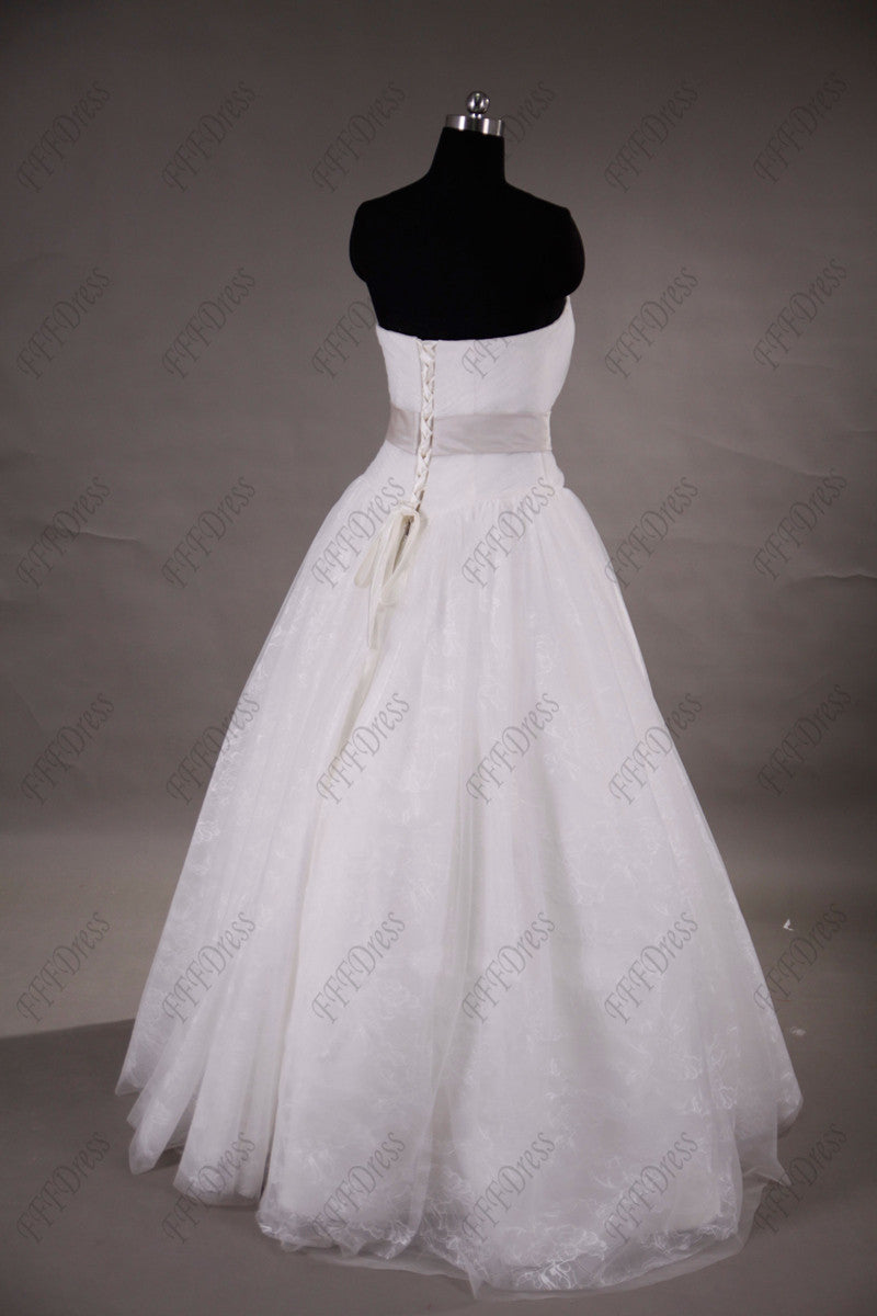Beaded ball gown wedding dress