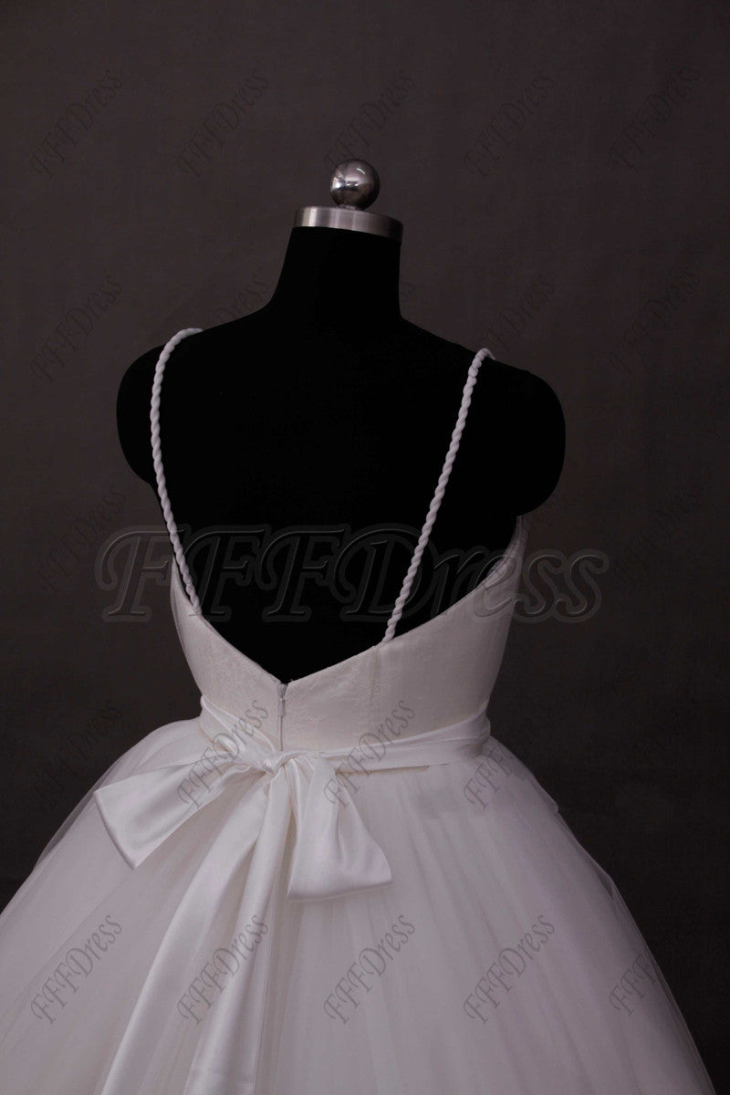 Ball gown wedding dresses with straps