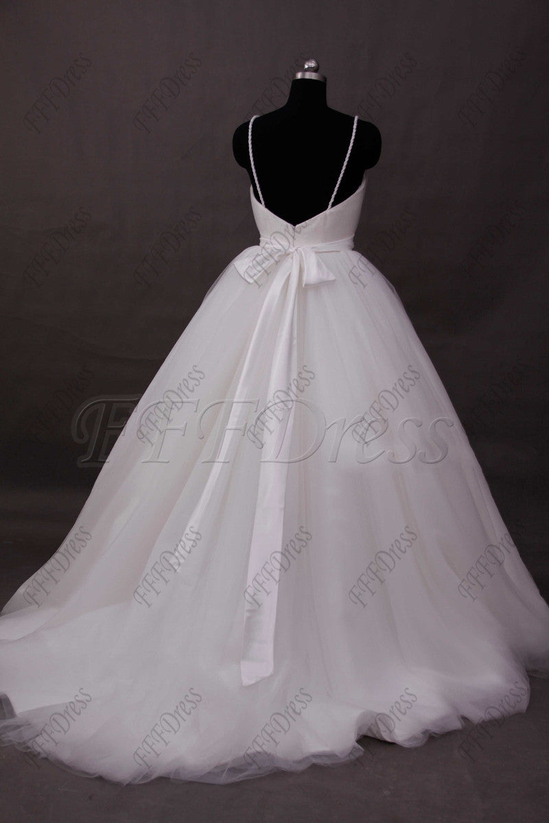 Ball gown wedding dresses with straps